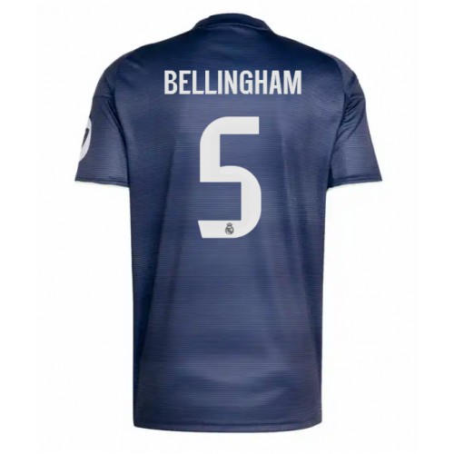 Stroje piłkarskie Real Madrid Jude Bellingham #5 Koszulka Wyjazdowej 2025-26 Krótki Rękaw